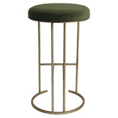 Rexington Home Gold 66cm Eastham Velvet Counter Stool