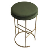 Rexington Home Gold 66cm Eastham Velvet Counter Stool