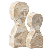 Rexington Home 2 Piece Centralia Capri Marble Bookend Set