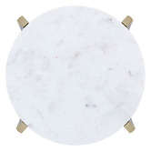 Rexington Home 2 Piece Reston Marble Nesting Side Table Set