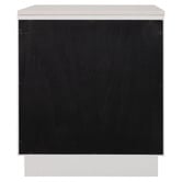 Rexington Home White Bethany Marble Bedside Table