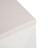 Rexington Home White Bethany Marble Bedside Table