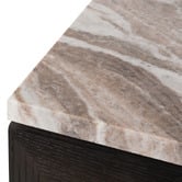 Rexington Home River Brown Bethany Marble Bedside Table