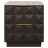 Rexington Home Bethany Travertine Bedside Table