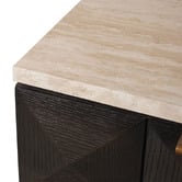 Rexington Home Bethany Travertine Bedside Table