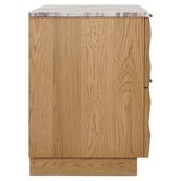 Rexington Home River Brown Bethany Marble Bedside Table