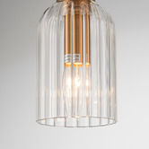 Rexington Home Cosmera Fluted Glass 2-Light Wall Light