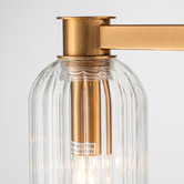 Rexington Home Cosmera Fluted Glass 2-Light Wall Light