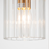 Rexington Home Cosmera Fluted Glass Wall Light