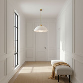 Rexington Home Damos Brass &amp; Resin Pendant Light