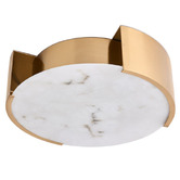Rexington Home Roche Brass &amp; Resin Flush Mount Ceiling Light