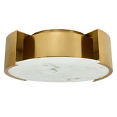 Rexington Home Roche Brass &amp; Resin Flush Mount Ceiling Light