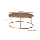 Rexington Home 2 Piece Mona Nesting Coffee Table Set