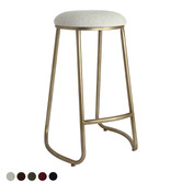 Rexington Home 75cm Kian Linen-Blend Bar Stool