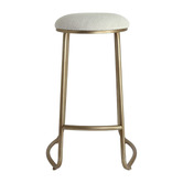 Rexington Home 75cm Kian Linen-Blend Bar Stool