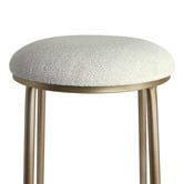 Rexington Home 75cm Kian Linen-Blend Bar Stool
