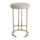 Rexington Home 65cm Westley Linen-Blend Kitchen Stool