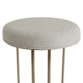 Rexington Home 65cm Westley Linen-Blend Kitchen Stool