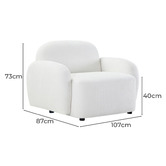 Rexington Home Olean Chenille Accent Chair