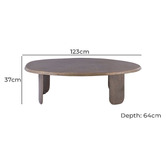Rexington Home Allister Aluminium Coffee Table