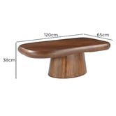 Rexington Home Westerly Acacia Wood Coffee Table