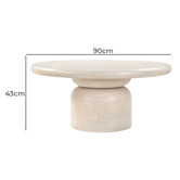 Rexington Home Harris Mango Wood Coffee Table