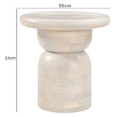 Rexington Home Harris Mango Wood Side Table