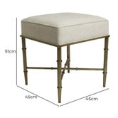 Rexington Home Bridgeton Chenille Accent Stool