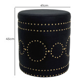 Rexington Home Monroe Linen-Blend Ottoman