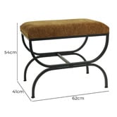 Rexington Home Roswell Upholstered Accent Stool