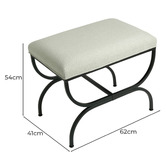Rexington Home Roswell Chenille Accent Stool