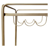 Rexington Home Antique Gold Wyatt Rectangular Bar Cart