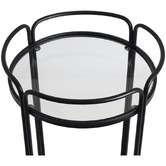 Rexington Home Black Wyatt Round Bar Cart