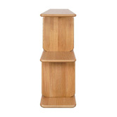 Rexington Home Aspen 2 Tier Oak Wood Shelving Unit