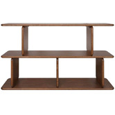 Rexington Home Aspen 2 Tier Oak Wood Shelving Unit