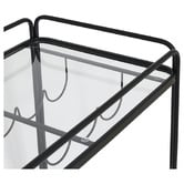 Rexington Home Black Wyatt Rectangular Bar Cart