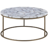 Rexington Home Farah Agate Coffee Table