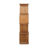 Rexington Home Aspen 4 Tier Oak Wood Shelving Unit