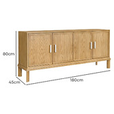 Rexington Home Greyson 4 Door Buffet