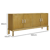 Rexington Home Greyson 4 Door Buffet