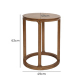 Rexington Home 2 Piece Amir Birch Wood Nesting Side Table Set