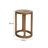 Rexington Home 2 Piece Amir Birch Wood Nesting Side Table Set