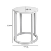 Rexington Home 2 Piece Amir Birch Wood Nesting Side Table Set