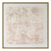 Rexington Home White Linen Framed Canvas Wall Art