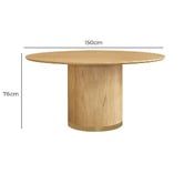 Rexington Home Quinn Round Dining Table