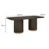 Rexington Home Quinn Rectangular Dining Table