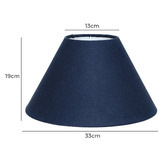 Rexington Home Lyla Navy Fabric Lamp Shade