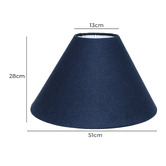 Rexington Home Lyla Navy Fabric Lamp Shade