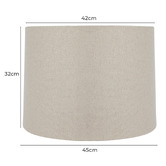 Rexington Home Sharla Natural Linen Lamp Shade