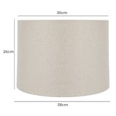 Rexington Home Sharla Beige Linen Lamp Shade